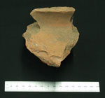 decorated ridge tile