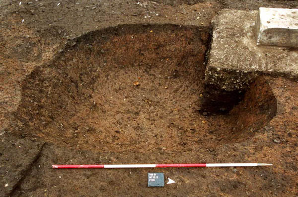 F215B post-excavation